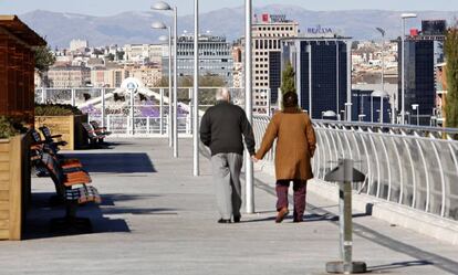 Barrio de Entrevías, en el distrito de Puente de Vallecas.
