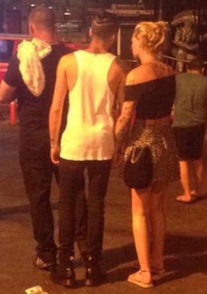 La imagen de Zayn Malik y Lauren Richardson en Tailandia.