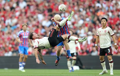 Alexis Mac Allister durante un partido el pasado domingo.