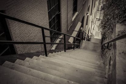 Las escaleras donde se film&oacute; parte de la pel&iacute;cula &#039;El exorcista&#039;