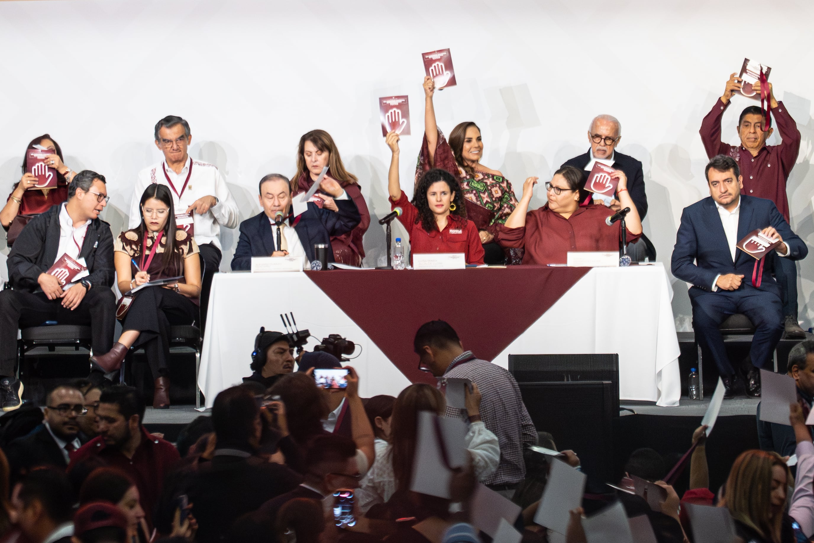 Morena celebra el VIII Congreso Nacional Extraordinario donde designa a la nueva Presidenta Nacional, Ariadna Montiel.