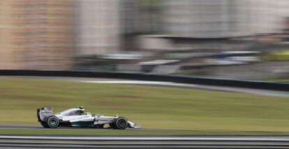 Rosberg, al circuit d'Interlagos.