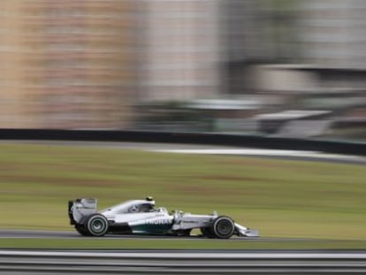 Rosberg, al circuit d'Interlagos.