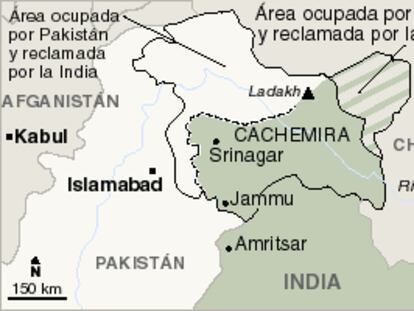Cachemira, la zona del conflicto.