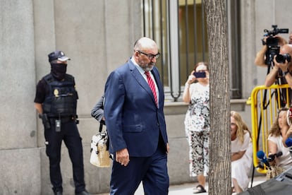 Koldo García, a su salida del Tribunal Supremo tras declarar como imputado el pasado 23 de junio.