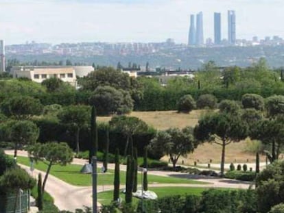 Vistas desde La Finca, en Pozuelo de Alarcón.