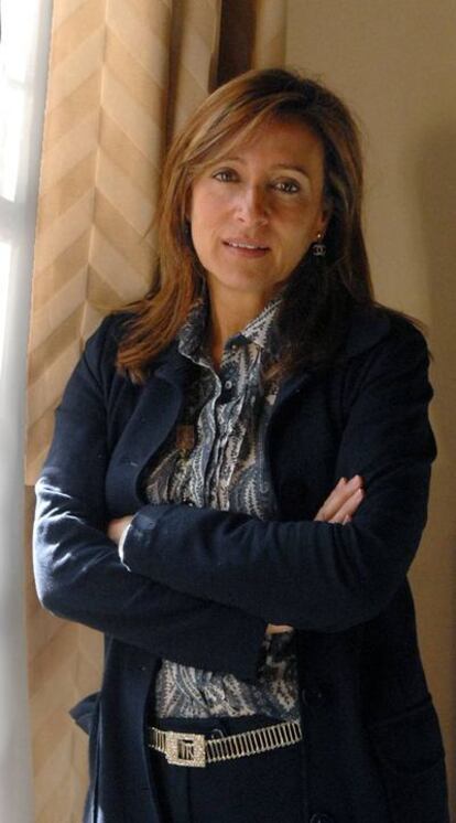 La alcaldesa de Jerez, Pilar Sánchez, el pasado miércoles en su despacho.