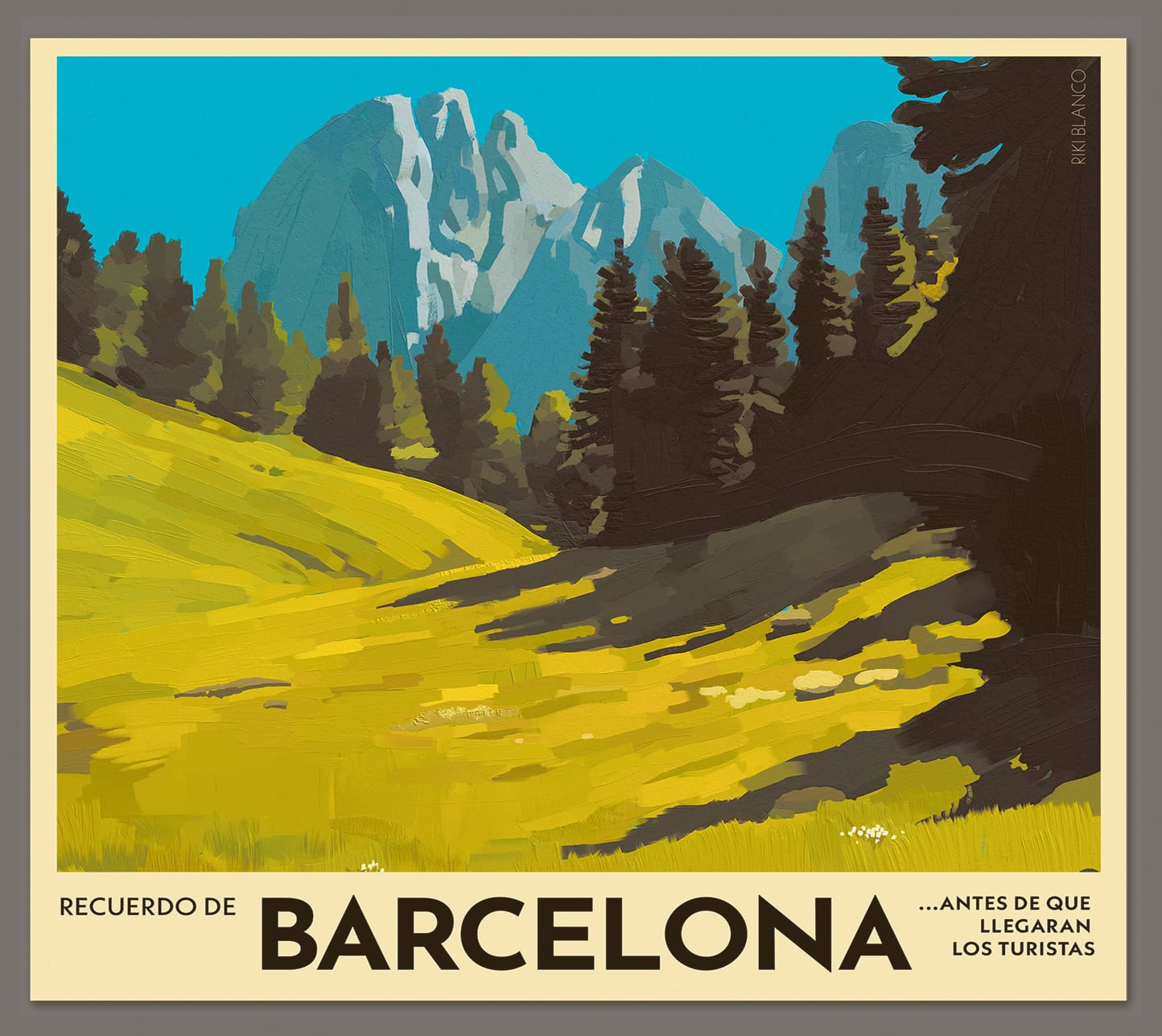 Riki Blanco: aquella postal de Barcelona