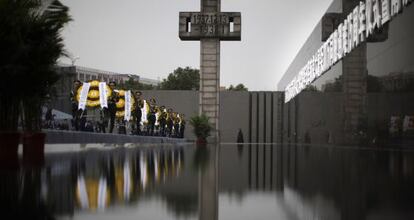 Ceremonia en recuerdo del 75º aniversario de la masacre de Nanjing (China), el pasado día 13.