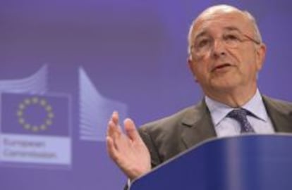 El vicepresidente de la Comisi&oacute;n Europea y comisario de Competencia, Joaqu&iacute;n Almunia