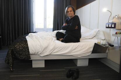 Jean-Pierre Léaud, la semana pasada en su hotel madrileño.