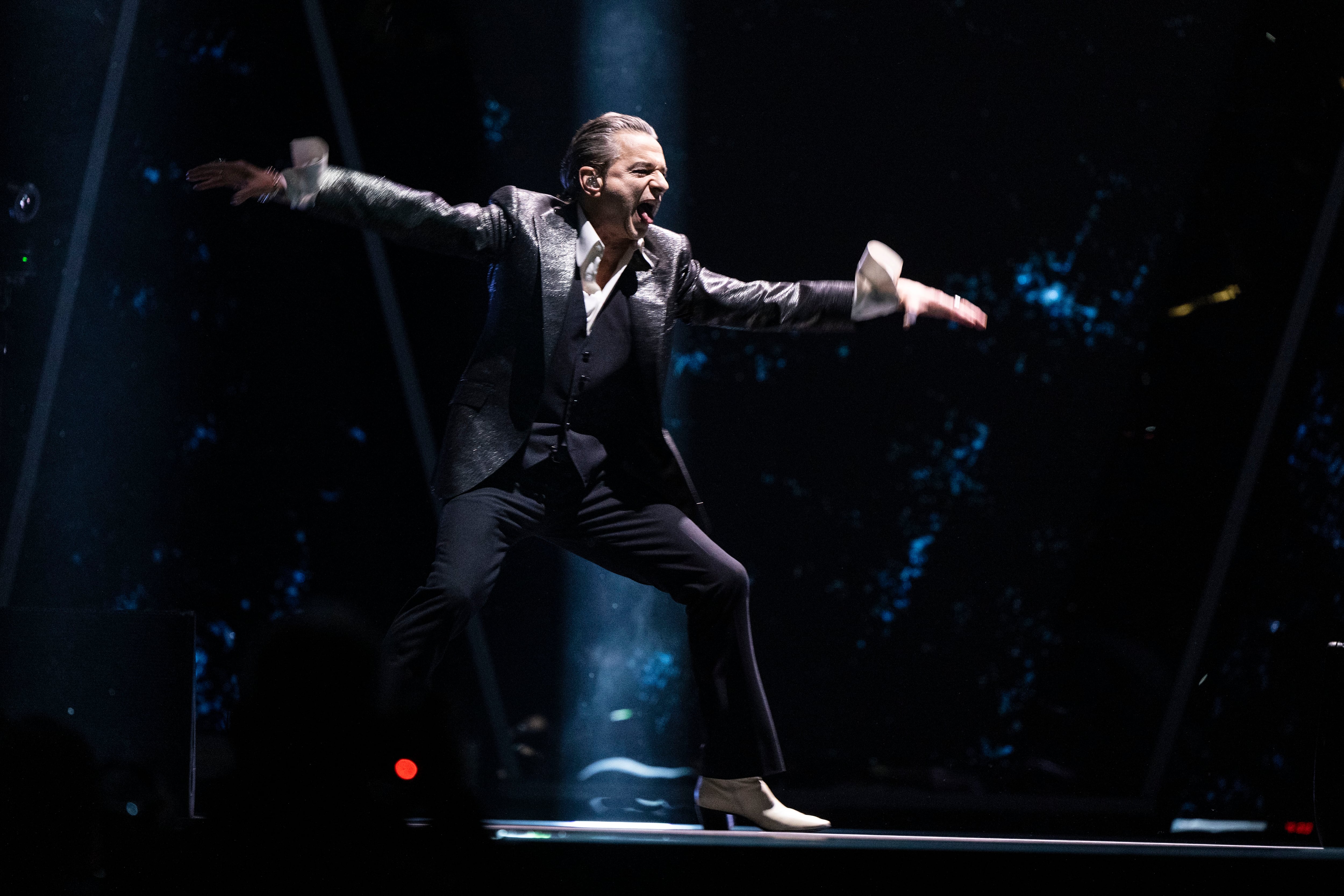 Concierto de Depeche Mode en el Palau Sant Jordi de Barcelona. 