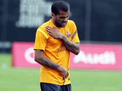 Alves se duele esta mañana