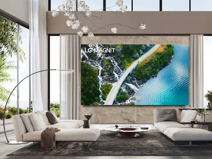 LG presenta un televisor de 118 pulgadas MicroLED para montarte un cine en casa sin proyector