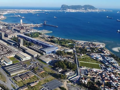 Fábrica integral de Acerinox en el Campo de Gibraltar. 