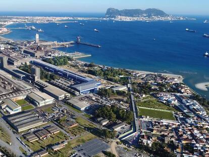 Fábrica integral de Acerinox en el Campo de Gibraltar. 