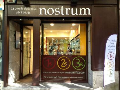 Nostrum, ofrece platos de comida casera por un euro.