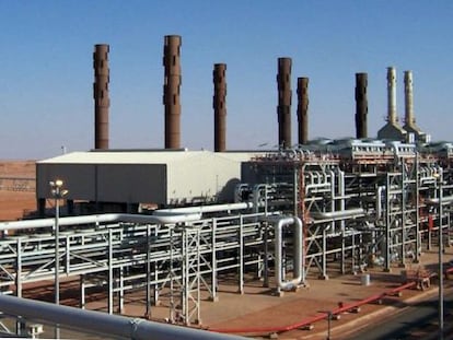 Una imagen sin fecha del complejo en In Amenas proporcionada por BP.