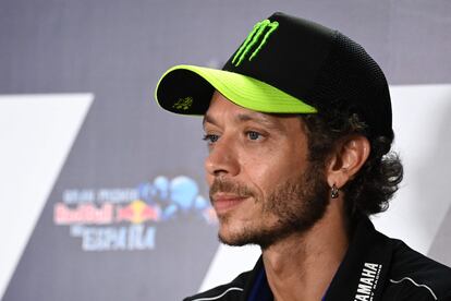 Valentino Rossi, durante el pasado Gran Premio de España en Jerez.