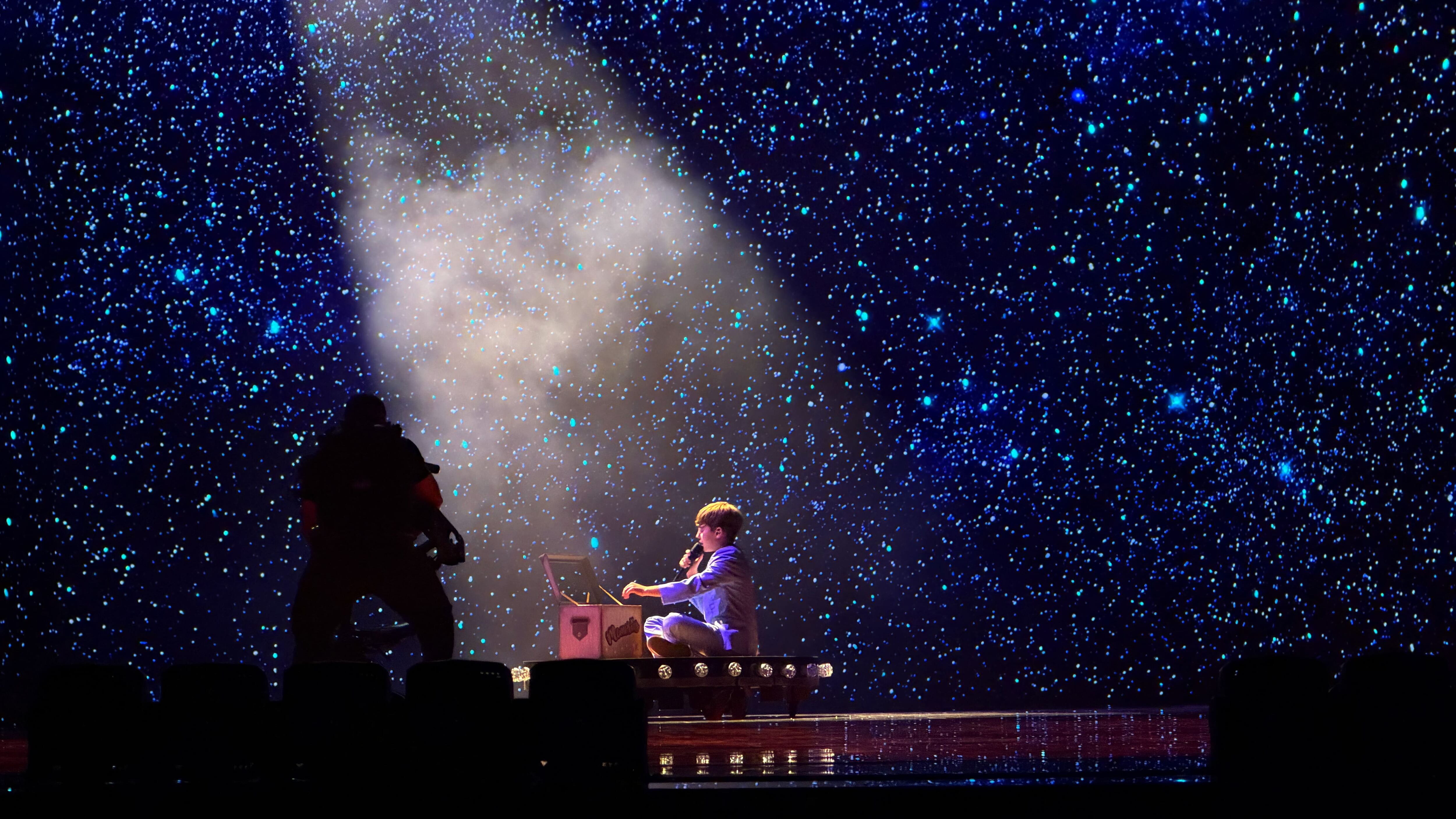 Un momento del segundo ensayo de Lucas Paulano para Eurovisión Junior 2026.