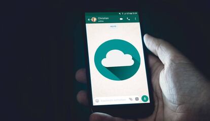 WhatsApp fotos en la nube.
