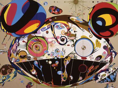 <i>Tan Tan Bo</i> (2000), obra del artista Takashi Murakami, expuesta en el Guggenheim de Bilbao en 2007.