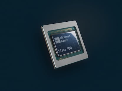 Maia, el nuevo chip de inteligencia artificial de Microsoft.