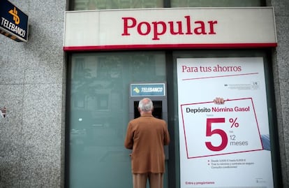 Una oficina de Banco Popular. 