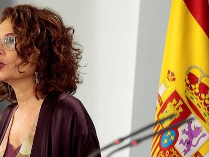 La ministra de Hacienda y portavoz del Gobierno María Jesús Montero.