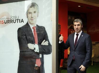 Acto de apertura de la oficina electoral de Josu Urrutia, quien se presenta a la reelección como presidente del Athletic.