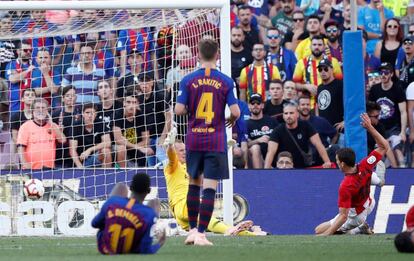 De Marcos fa el gol de l'Athletic.