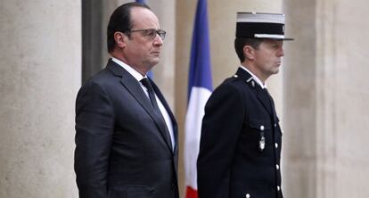 Francois Hollande, el viernes en el El&iacute;seo.