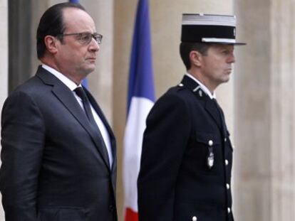 Francois Hollande, el viernes en el Elíseo.