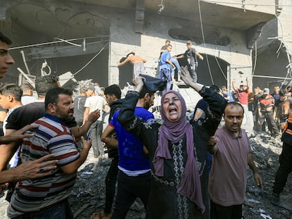 Las imágenes de la guerra entre Israel y Gaza, el 17 de octubre de 2023