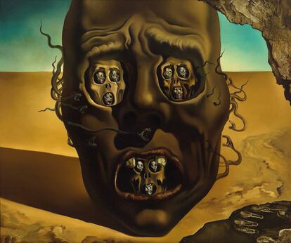 'El rostro de la guerra' de Salvador Dalí, 1940.