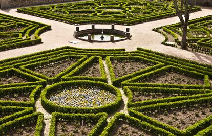 Jardines en el interior del monasterio de San Lorenzo de El Escorial.