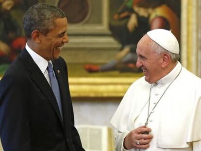 O Papa recebeu Obama em março no Vaticano.