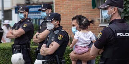 Desahucio en Fuenlabrada, Madrid.