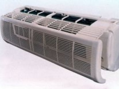 Un aparato de aire acondicionado