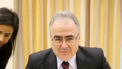 Ángel Yuste, secretario general de Instituciones Penitenciarias, en una comparecencia parlamentaria.