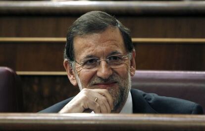 El candidato del Partido Popular a la presidencia del Gobierno, Mariano Rajoy.