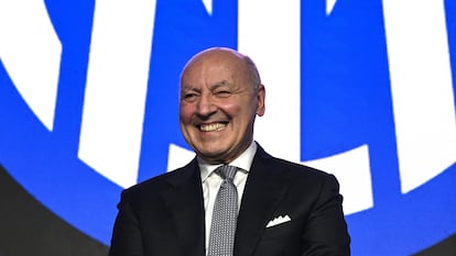 Giuseppe Marotta, en la gala del fútbol italiano, en 2024.