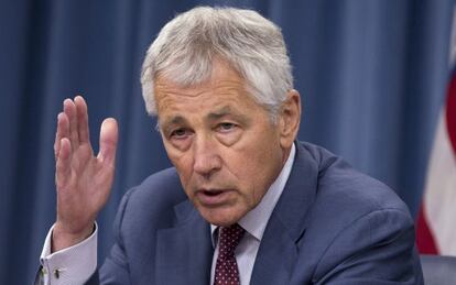 El secretario de Defensa de EE UU, Chuck Hagel.