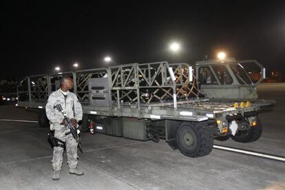 Medidas de seguridad en la base de McDill, en Florida