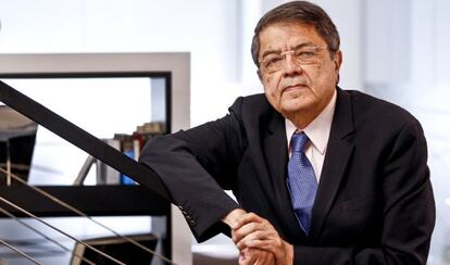 El escritor nicaragüense Sergio Ramírez en Madrid.