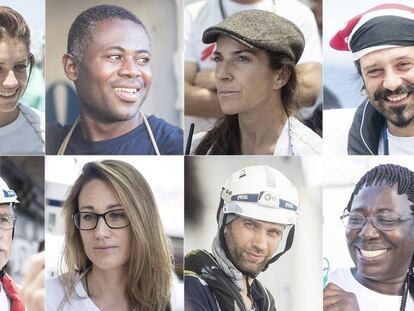 Los humanitarios del 'Aquarius', en imágenes