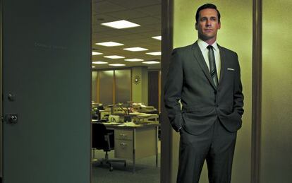 El actor John Hamm da vida a Don Draper en la serie &#039;Mad Men&#039;. 