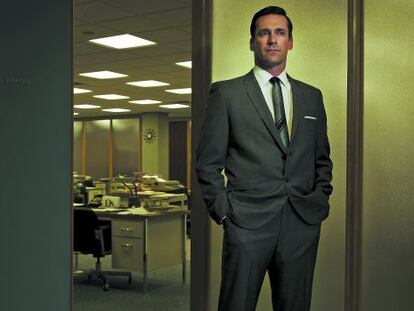 El actor John Hamm da vida a Don Draper en la serie &#039;Mad Men&#039;. 