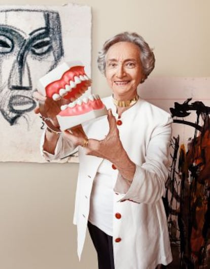 La dentista y afamada coleccionista de arte Pilar Citoler, de 77 años.