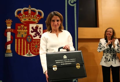 La vicepresidenta del Gobierno Teresa Ribera.